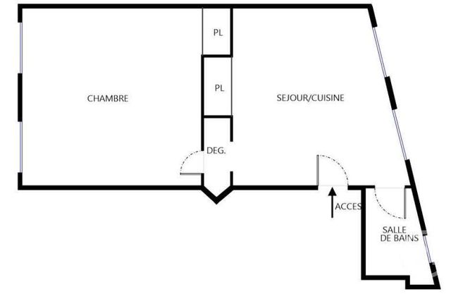 Appartement F2 à vendre - 2 pièces - 33.57 m2 - PARIS - 75014 - ILE-DE-FRANCE - Century 21 Agence Luxembourg