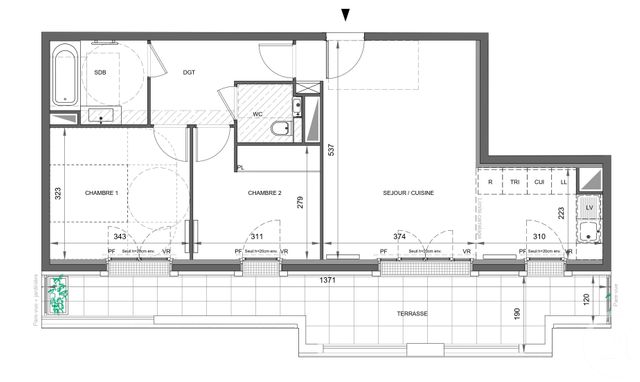 Appartement T3 à vendre - 3 pièces - 60.0 m2 - LEVALLOIS PERRET - 92 - ILE-DE-FRANCE - Century 21 Agence Luxembourg