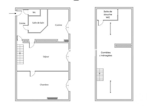 Appartement à vendre - 3 pièces - 55.3 m2 - PARIS - 75013 - ILE-DE-FRANCE - Century 21 Agence Luxembourg
