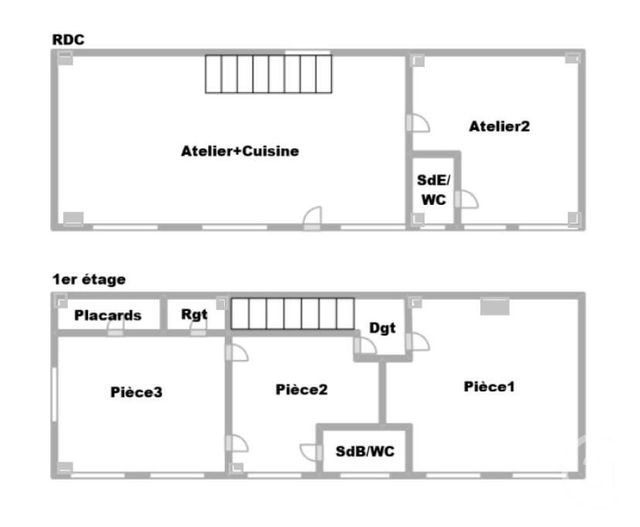Appartement à vendre - 5 pièces - 184.47 m2 - BAGNOLET - 93 - ILE-DE-FRANCE - Century 21 Agence Luxembourg