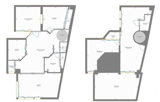 maison à vendre - 5 pièces - 128.69 m2 - PARIS - 75013 - ILE-DE-FRANCE - Century 21 Agence Luxembourg