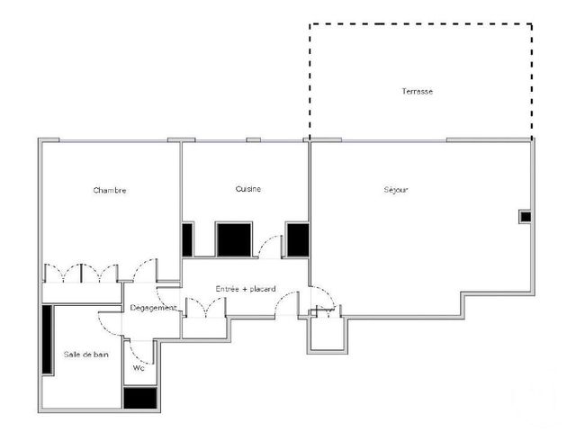 Appartement à vendre - 2 pièces - 63.0 m2 - PARIS - 75016 - ILE-DE-FRANCE - Century 21 Agence Luxembourg