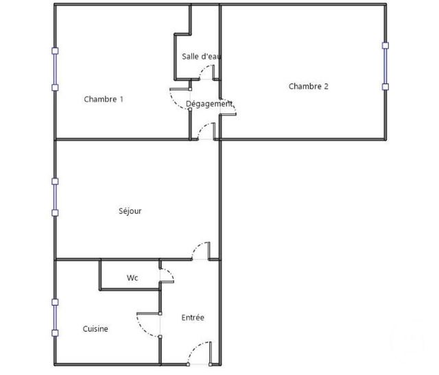 Appartement à vendre - 3 pièces - 53.47 m2 - PARIS - 75015 - ILE-DE-FRANCE - Century 21 Agence Luxembourg