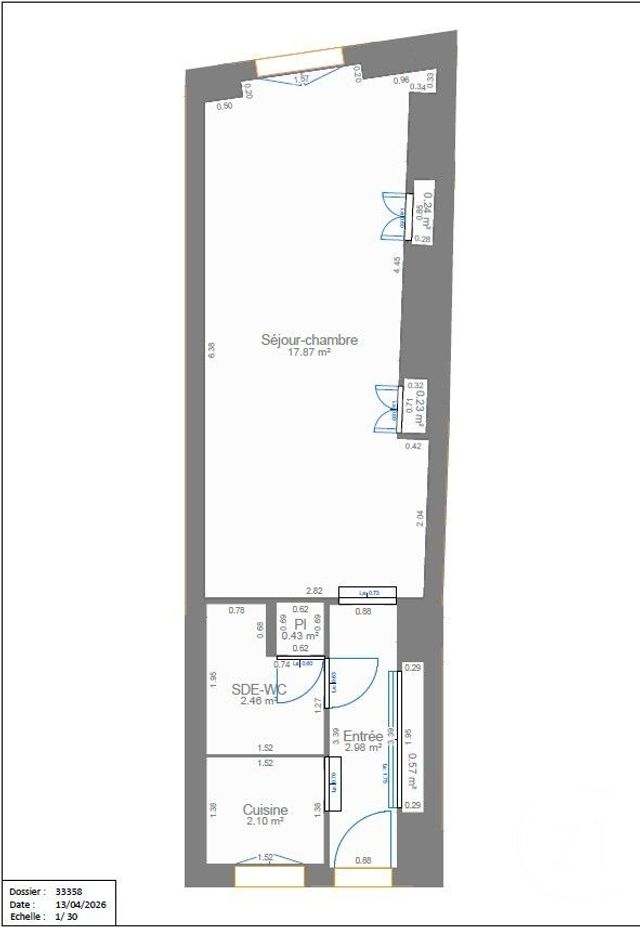 Appartement Studio à vendre - 1 pièce - 27.0 m2 - PARIS - 75005 - ILE-DE-FRANCE - Century 21 Agence Luxembourg