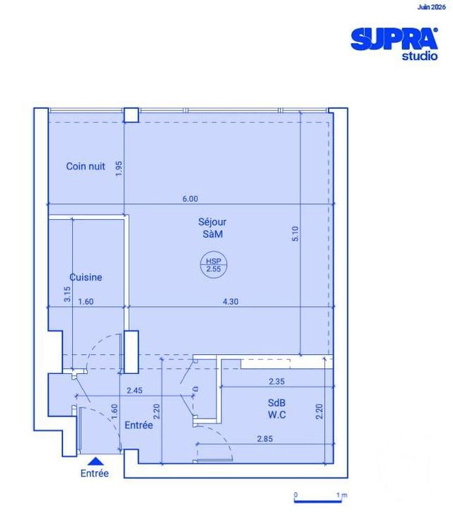 Appartement T1 à vendre - 2 pièces - 42.26 m2 - PARIS - 75005 - ILE-DE-FRANCE - Century 21 Agence Luxembourg
