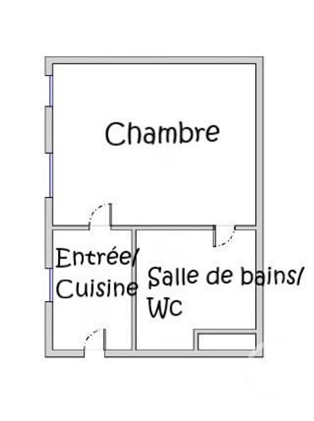 Appartement Studio à vendre - 1 pièce - 20.55 m2 - PARIS - 75005 - ILE-DE-FRANCE - Century 21 Agence Luxembourg