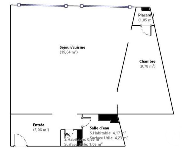 Appartement T2 à vendre - 2 pièces - 40.78 m2 - PARIS - 75005 - ILE-DE-FRANCE - Century 21 Agence Luxembourg