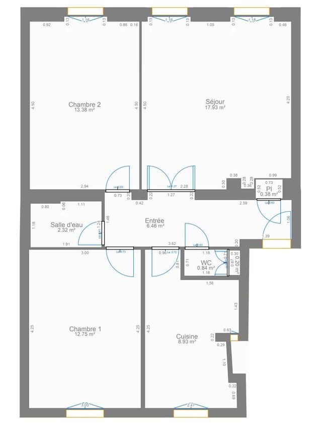 Appartement F3 à vendre - 3 pièces - 62.11 m2 - PARIS - 75006 - ILE-DE-FRANCE - Century 21 Agence Luxembourg